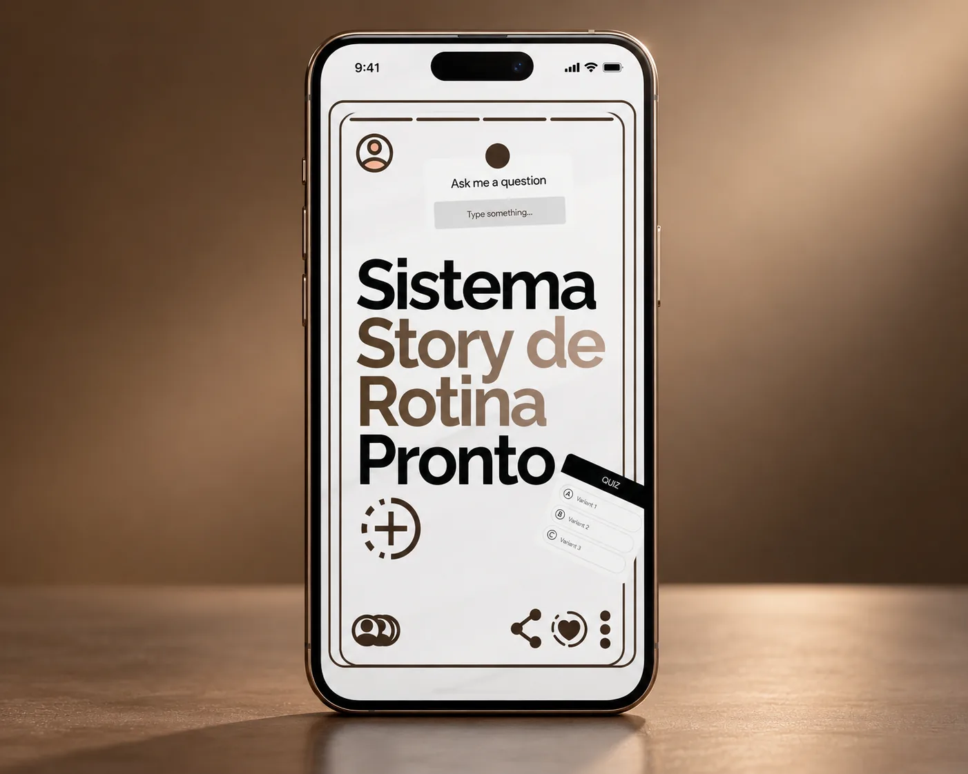 Sistema Story de Rotina Pronto